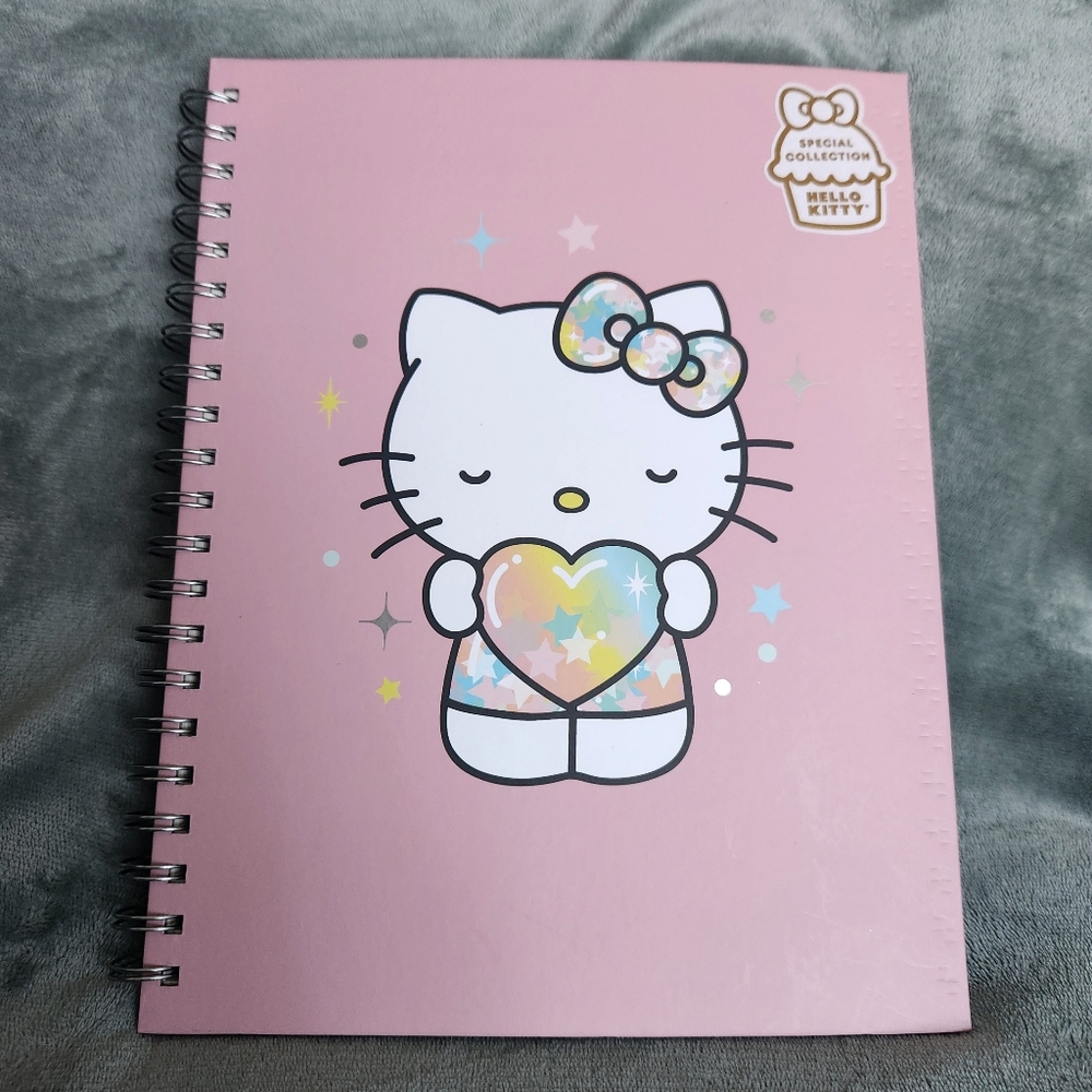 Hello Kitty Hardbound Journal Spiral 8.5x11 Notebook Special Edition Gift Ready